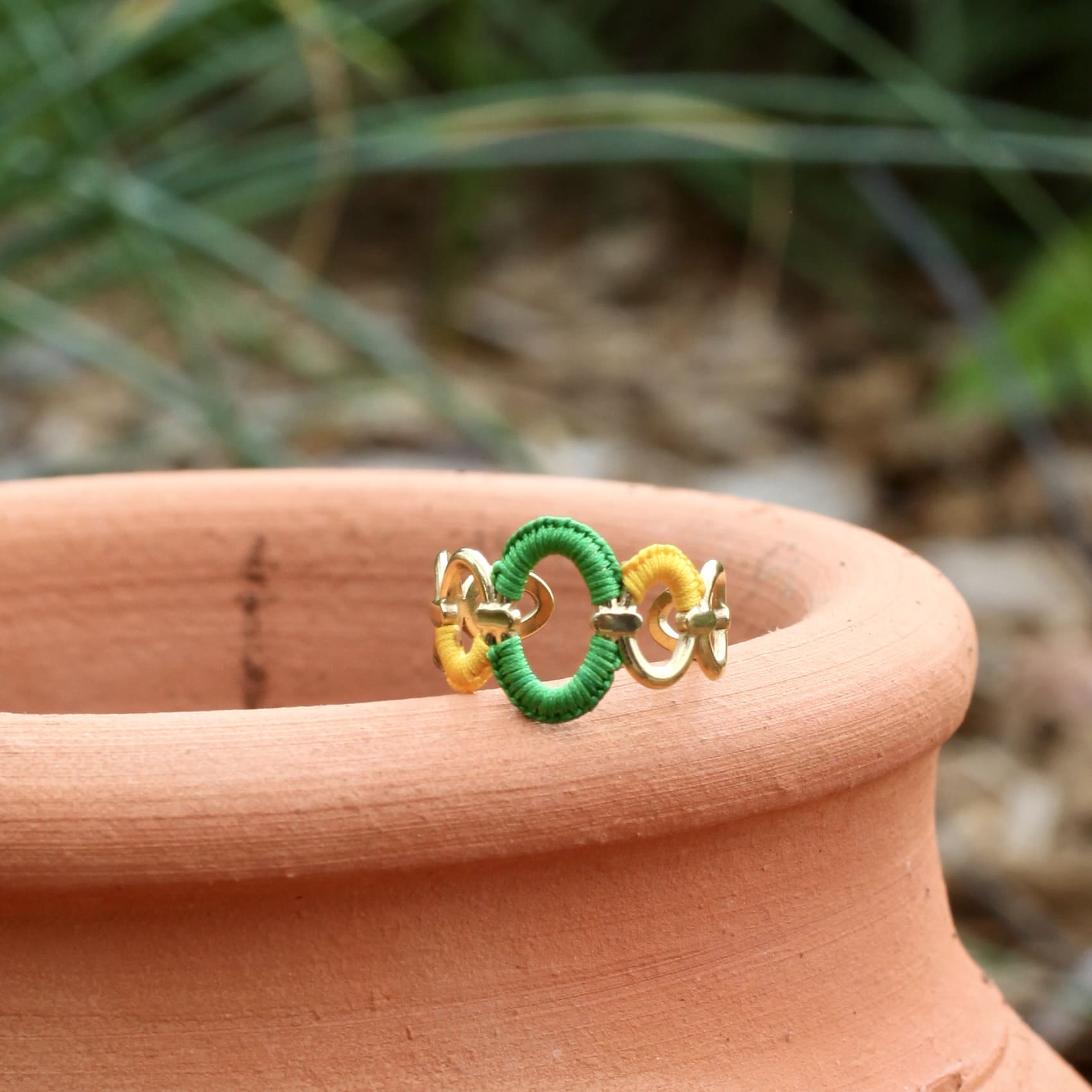 Bague Ballet de baies vert – Image 2