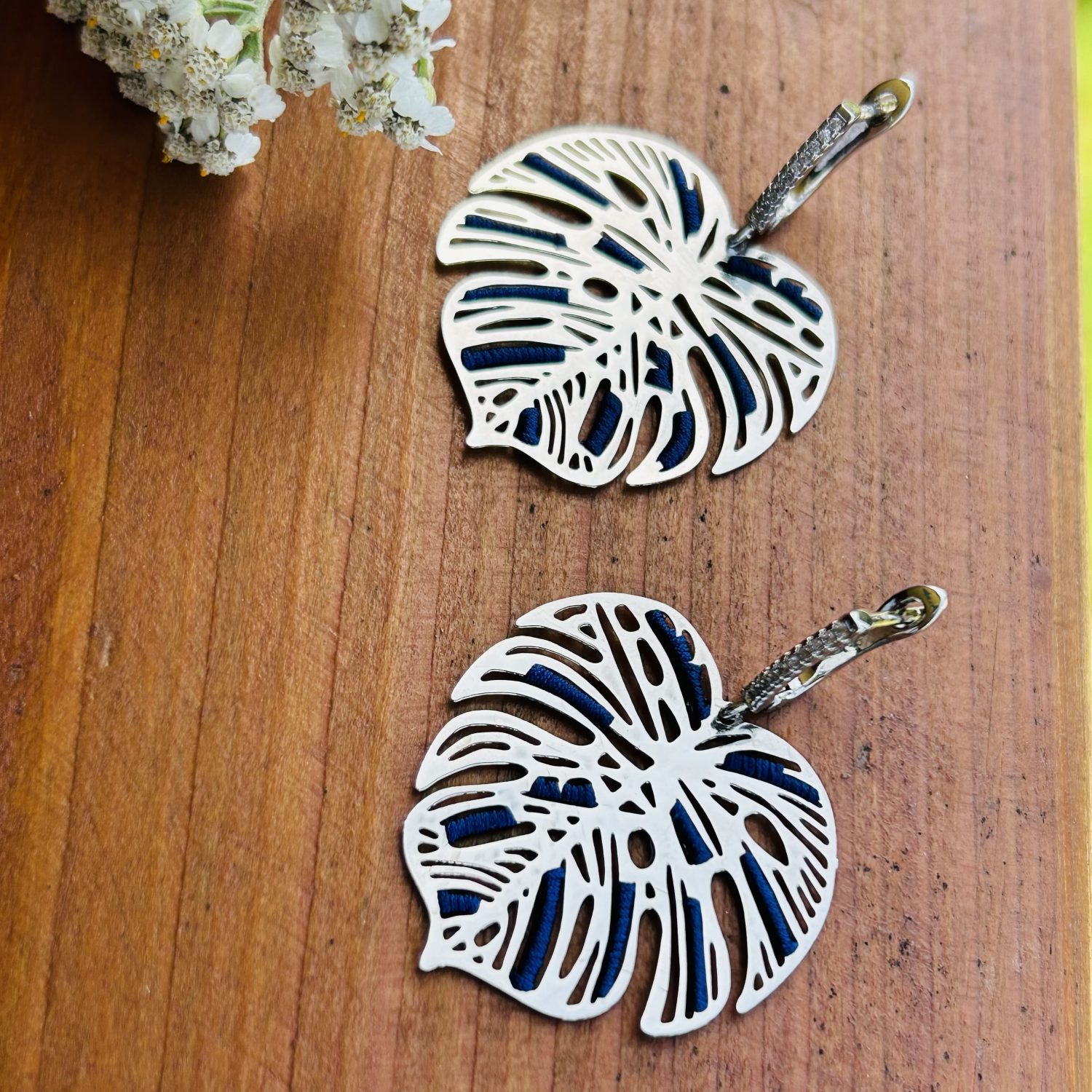 BO Elégance Tropicale Argenté bleue