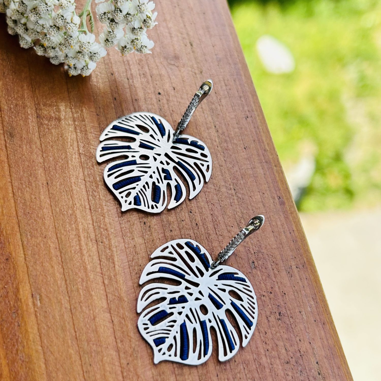 BO Elégance Tropicale Argenté bleue