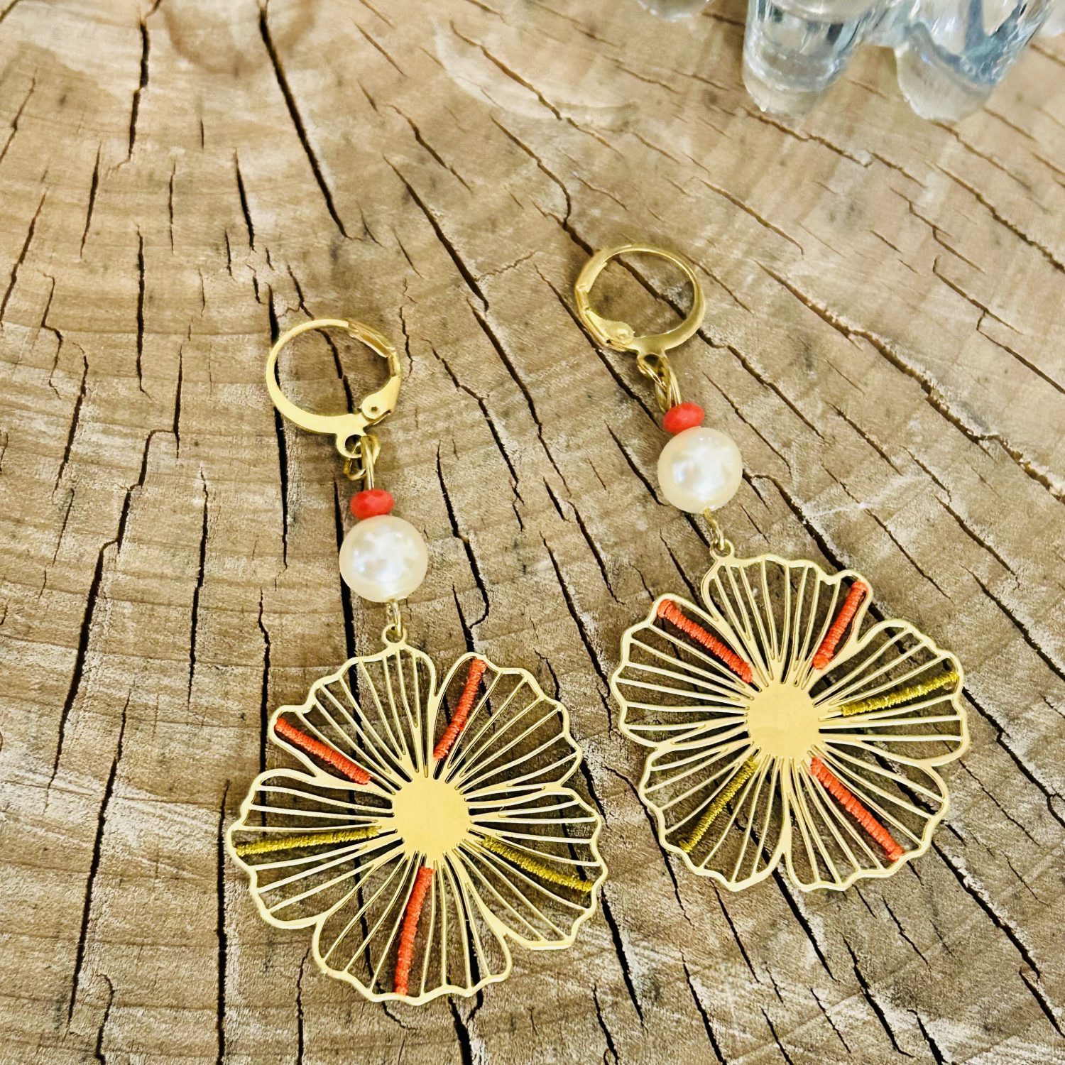 BO Fleur ensoleillée – orange et jaune