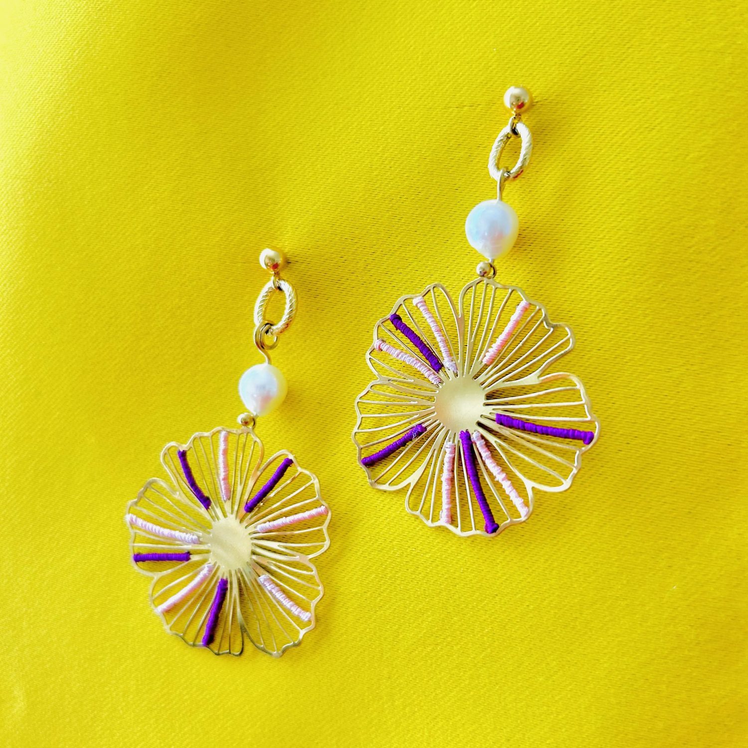 BO Fleur ensoleillée – Rose et violet