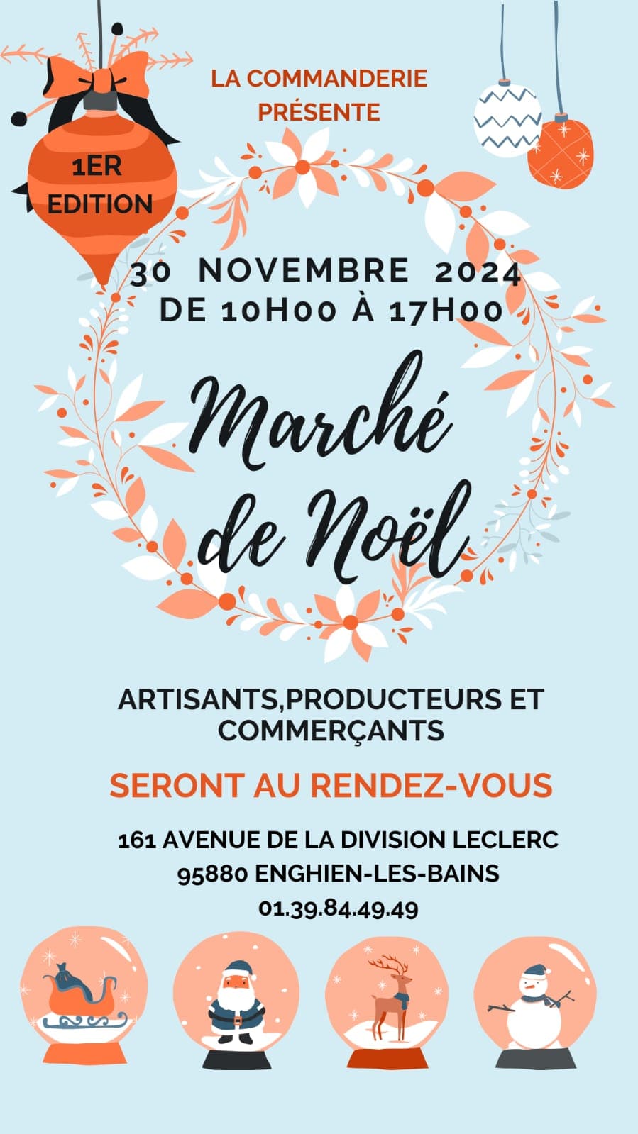 Lire la suite à propos de l’article Marché de Noël – La Commanderie – Enghien Les Bains