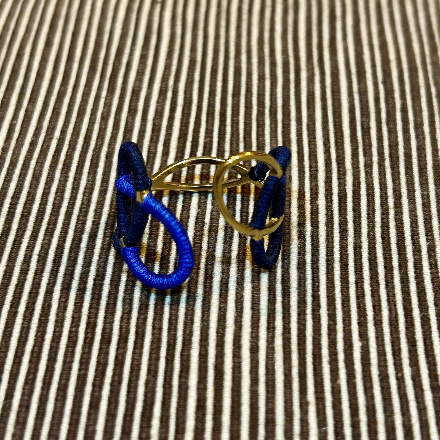 Bague Arabesque Bleu