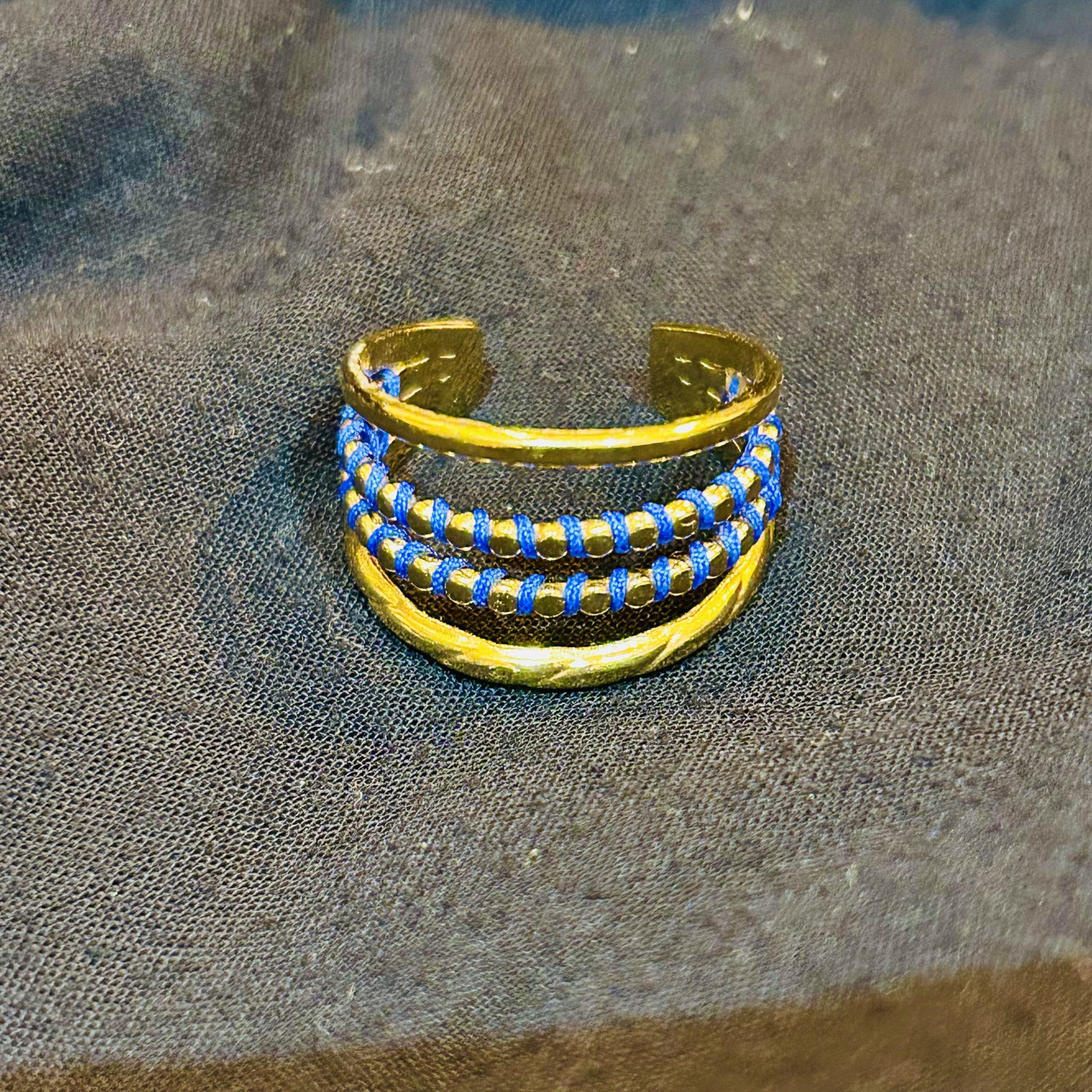 bague rayée en folie