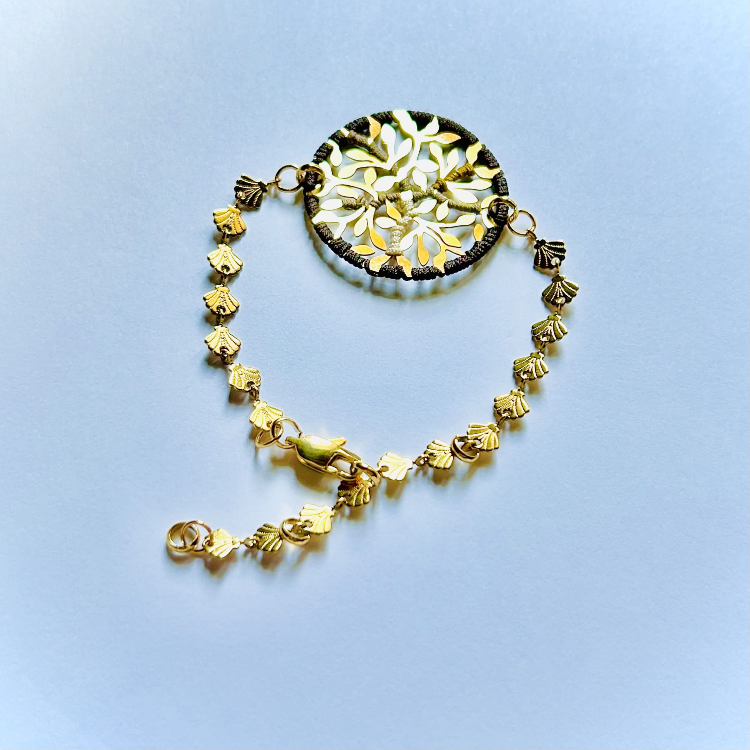 bracelet feuille en fete1